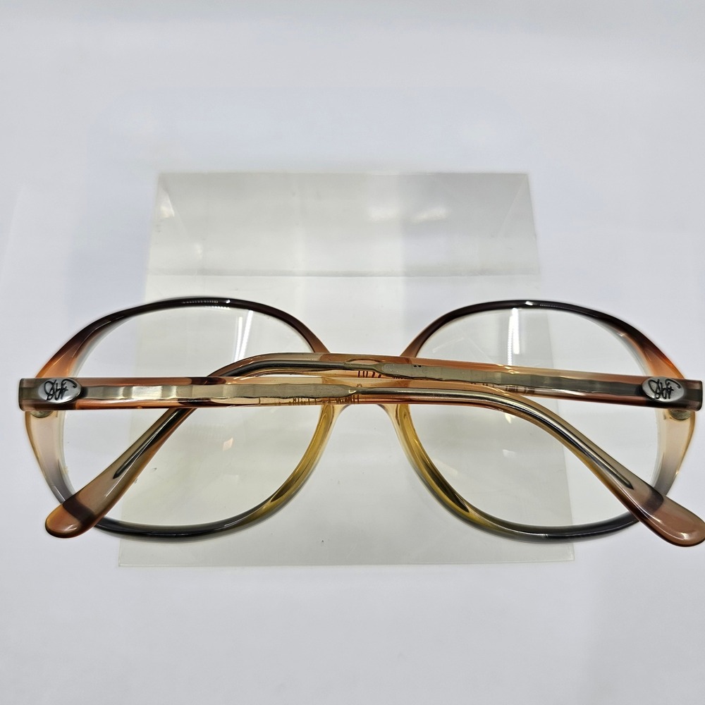 Diane von Furstenberg Bali-Hai 2270 Vintage Round Brown Ombre Frames France